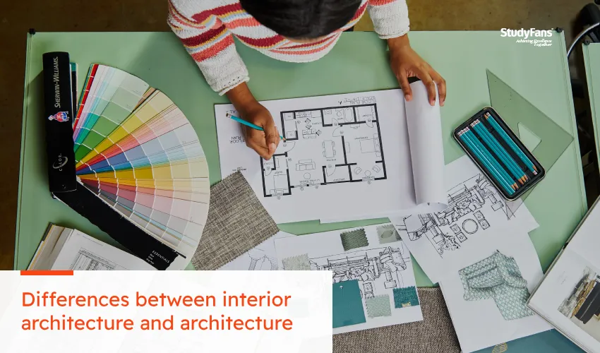Differences between interior architecture & architecture